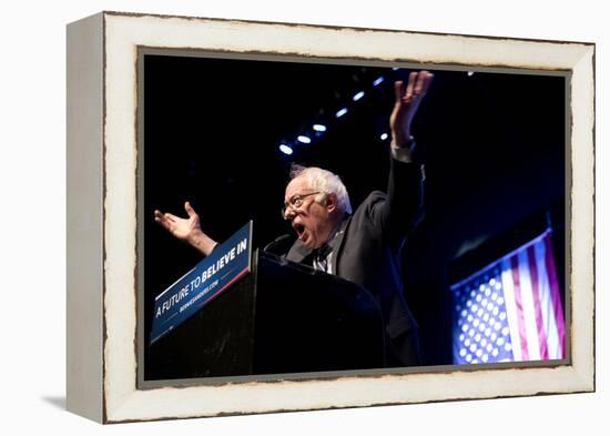 DEM 2016 Sanders-Jacquelyn Martin-Framed Premier Image Canvas