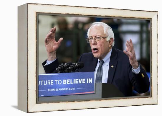 DEM 2016 Sanders-Jacquelyn Martin-Framed Premier Image Canvas