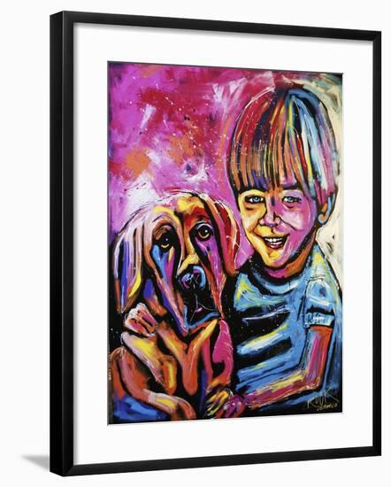 Demaio Fam Painting 001-Rock Demarco-Framed Giclee Print
