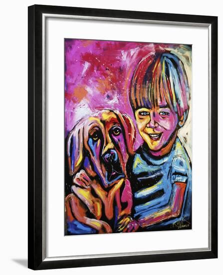 Demaio Fam Painting 001-Rock Demarco-Framed Giclee Print