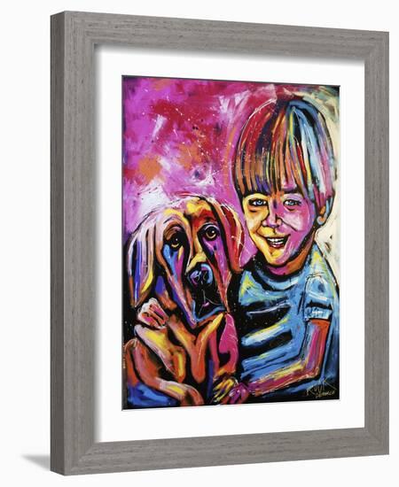 Demaio Fam Painting 001-Rock Demarco-Framed Giclee Print