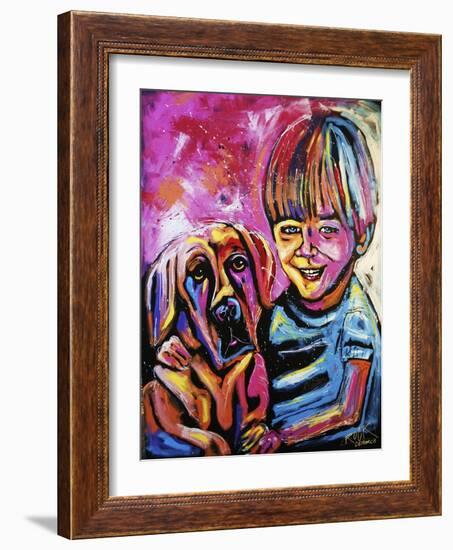 Demaio Fam Painting 001-Rock Demarco-Framed Giclee Print