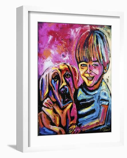 Demaio Fam Painting 001-Rock Demarco-Framed Giclee Print