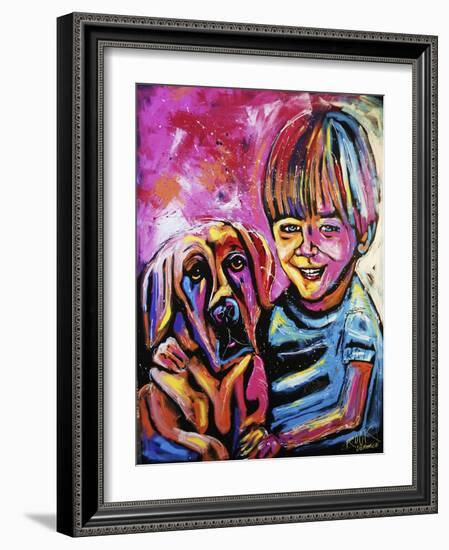 Demaio Fam Painting 001-Rock Demarco-Framed Giclee Print