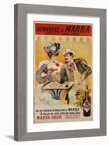 Demandez Un Marra, circa 1900-Francisco Tamagno-Framed Giclee Print