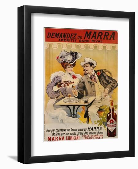 Demandez Un Marra, circa 1900-Francisco Tamagno-Framed Giclee Print