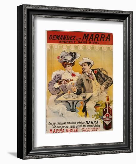 Demandez Un Marra, circa 1900-Francisco Tamagno-Framed Giclee Print