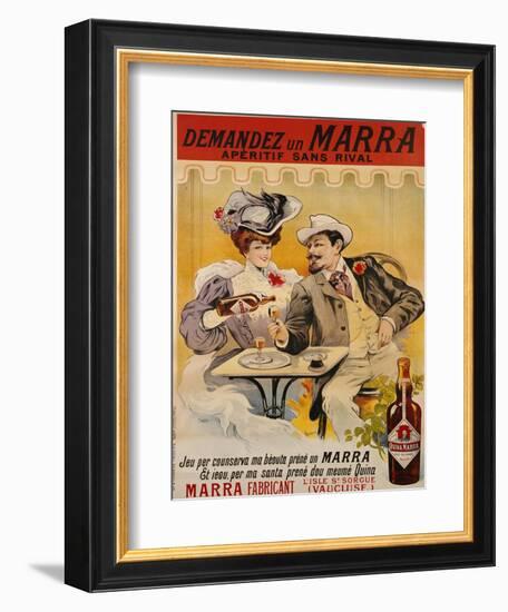 Demandez Un Marra, circa 1900-Francisco Tamagno-Framed Giclee Print