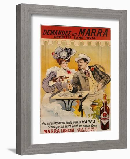 Demandez Un Marra, circa 1900-Francisco Tamagno-Framed Giclee Print