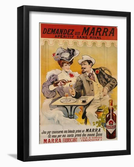 Demandez Un Marra, circa 1900-Francisco Tamagno-Framed Giclee Print