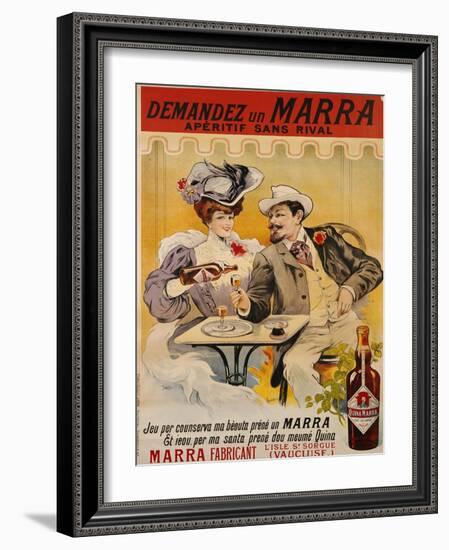 Demandez Un Marra, circa 1900-Francisco Tamagno-Framed Giclee Print