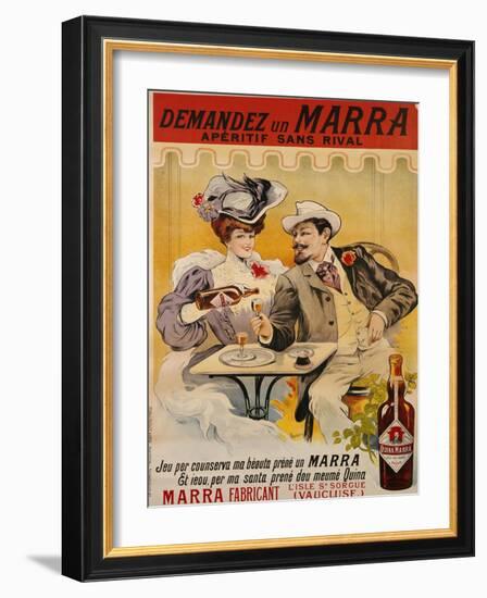 Demandez Un Marra, circa 1900-Francisco Tamagno-Framed Giclee Print