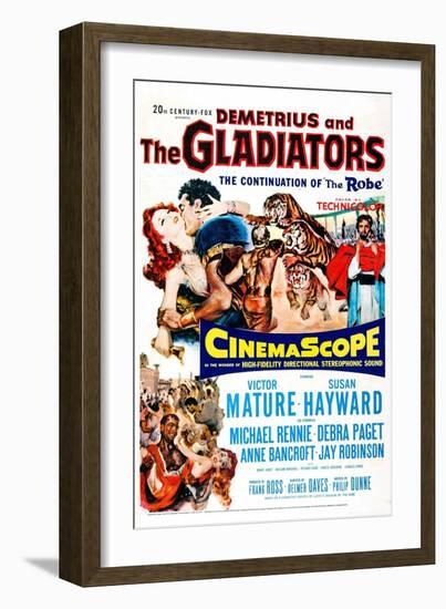 Demetrius and the Gladiators-null-Framed Premium Giclee Print