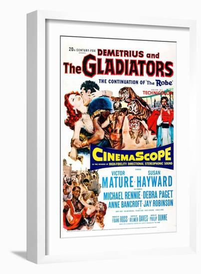 Demetrius and the Gladiators-null-Framed Premium Giclee Print
