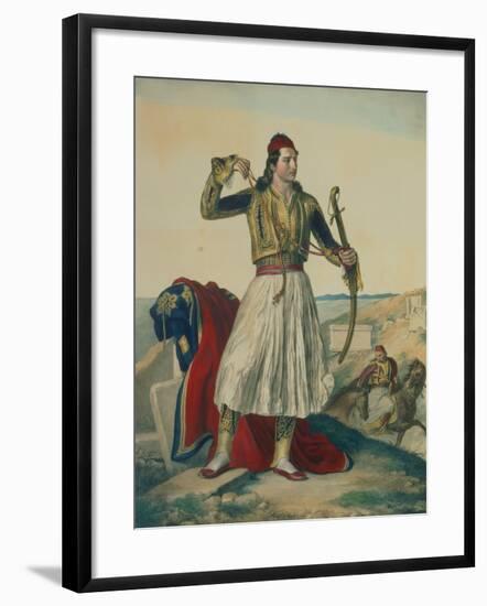 Demetrius Mavromichalis, a Greek Soldier and Patriot, 1825-Louis Dupré-Framed Giclee Print