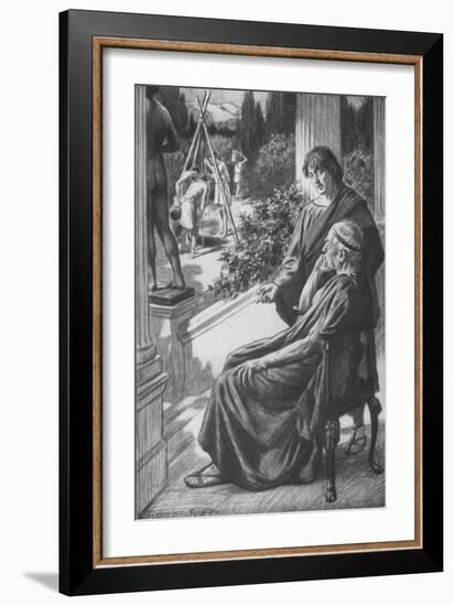 'Demetrius Solves A Difficult Problem', c1917, (1917)-Gunning King-Framed Giclee Print