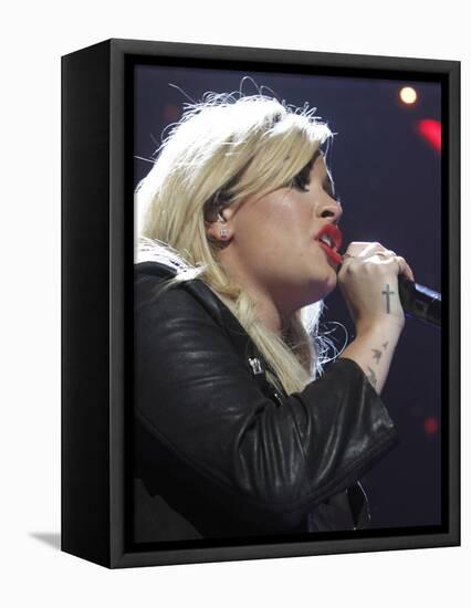 Demi Lovato-null-Framed Stretched Canvas