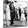 Democratic Presidental Nominee John Kennedy Says Goodbye to His Family-null-Mounted Photo