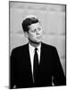 Democratic Presidential Candidate John F. Kennedy During Famed Kennedy Nixon Televised Debate-Paul Schutzer-Mounted Photographic Print