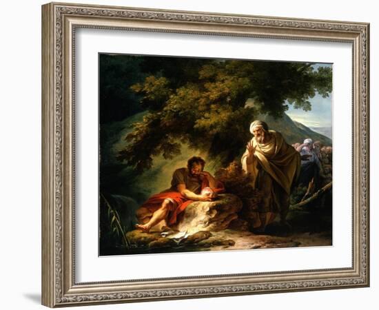 Democritus Among the Abderitans, c.1790-Francois Andre Vincent-Framed Giclee Print