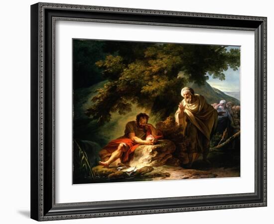 Democritus Among the Abderitans, c.1790-Francois Andre Vincent-Framed Giclee Print