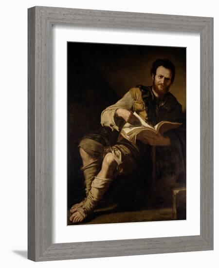 Democritus (C.460-C.370 BC)-Jusepe de Ribera-Framed Giclee Print