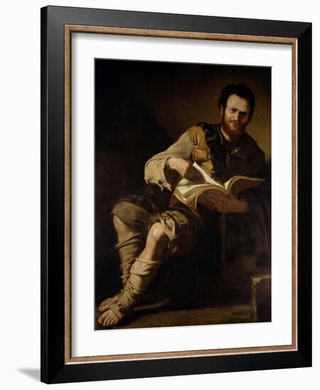 Democritus (C.460-C.370 BC)-Jusepe de Ribera-Framed Giclee Print