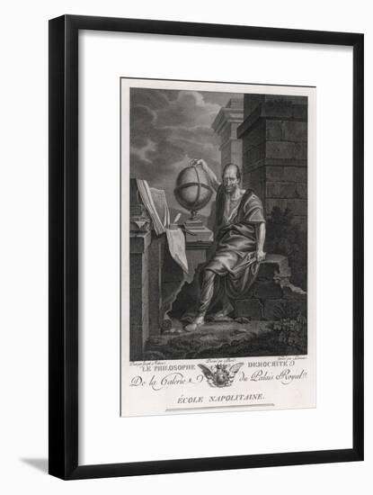 Democritus Greek Philosopher and Scientist-Lorieux-Framed Art Print