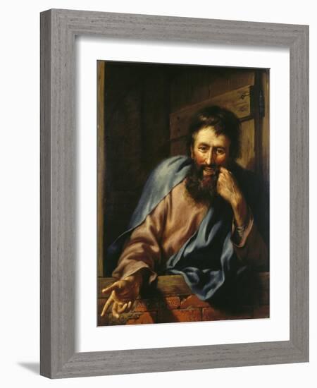 Demokritos-Johann Heinrich Wilhelm Tischbein-Framed Giclee Print