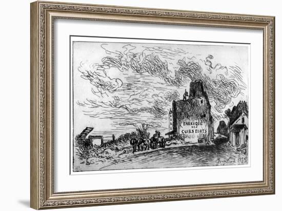 Demolition, C1840-1890-Johan Barthold Jongkind-Framed Giclee Print