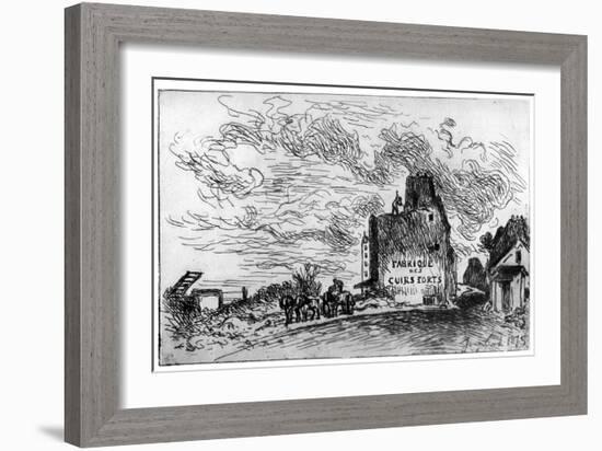 Demolition, C1840-1890-Johan Barthold Jongkind-Framed Giclee Print