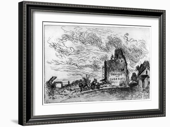 Demolition, C1840-1890-Johan Barthold Jongkind-Framed Giclee Print