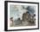 Demolition Work in Rue Des Francs-Bourgeois-Saint-Marcel-Johan-Barthold Jongkind-Framed Giclee Print