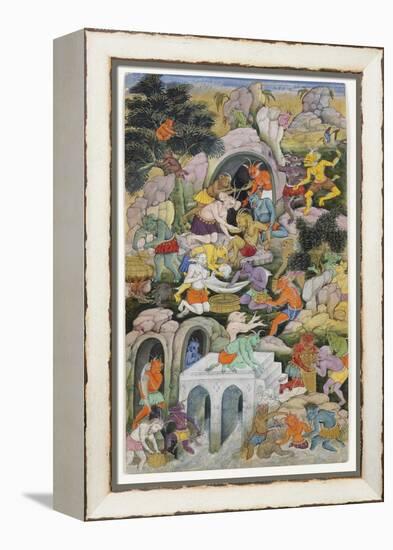 Demons in a Wild Landscape, C.1600-null-Framed Premier Image Canvas