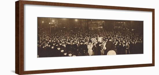 'Demonstration in Whitehall, December 10th, 1936', 1937-Unknown-Framed Photographic Print