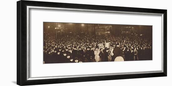 'Demonstration in Whitehall, December 10th, 1936', 1937-Unknown-Framed Photographic Print
