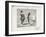 Demonstration of How to Float One's Back-Honore Daumier-Framed Giclee Print