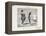 Demonstration of How to Float One's Back-Honore Daumier-Framed Premier Image Canvas