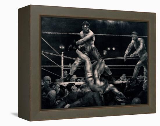 Dempsey and Firpo, 1923-24 (Litho)-George Wesley Bellows-Framed Premier Image Canvas