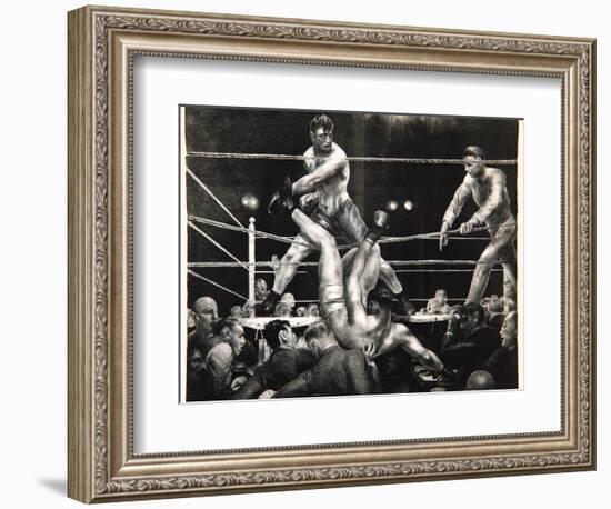 Dempsey and Firpo, 1923-24-George Wesley Bellows-Framed Giclee Print