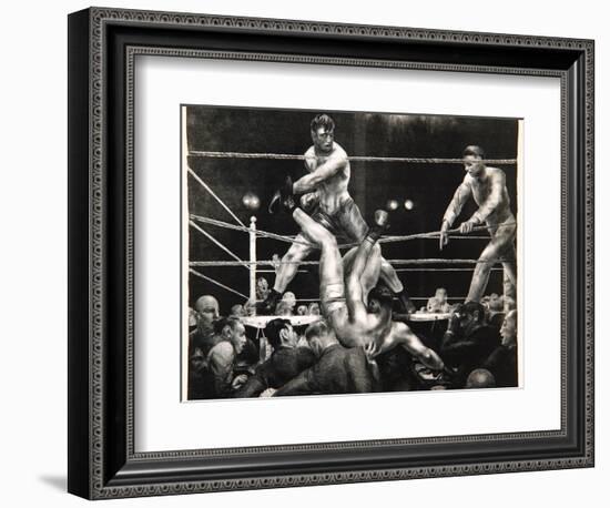 Dempsey and Firpo, 1923-24-George Wesley Bellows-Framed Giclee Print