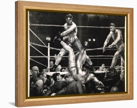 Dempsey and Firpo, 1923-24-George Wesley Bellows-Framed Premier Image Canvas