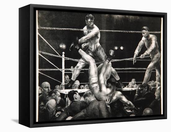 Dempsey and Firpo, 1923-24-George Wesley Bellows-Framed Premier Image Canvas