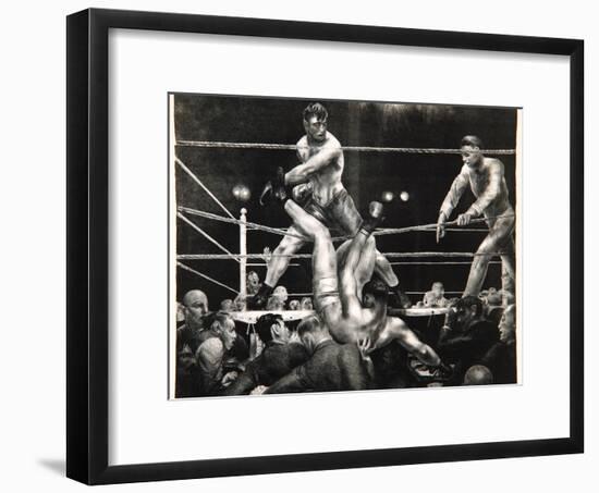 Dempsey and Firpo, 1923-24-George Wesley Bellows-Framed Giclee Print