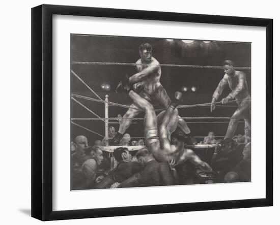 Dempsey and Firpo, 1924-George Wesley Bellows-Framed Giclee Print