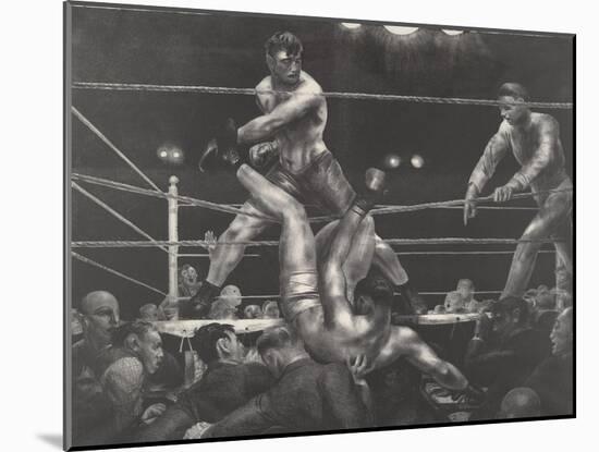 Dempsey and Firpo, 1924-George Wesley Bellows-Mounted Giclee Print