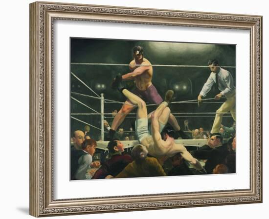 Dempsey and Firpo-George Wesley Bellows-Framed Premium Giclee Print