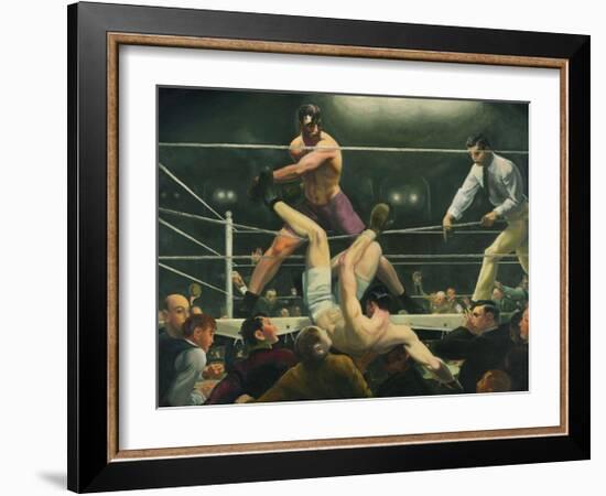 Dempsey and Firpo-George Wesley Bellows-Framed Premium Giclee Print