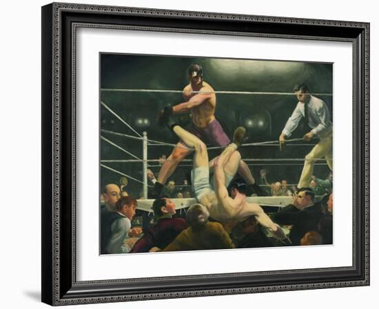 Dempsey and Firpo-George Wesley Bellows-Framed Premium Giclee Print