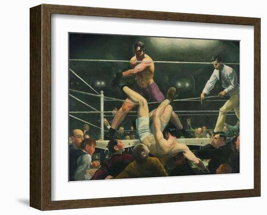 Dempsey and Firpo-George Wesley Bellows-Framed Premium Giclee Print